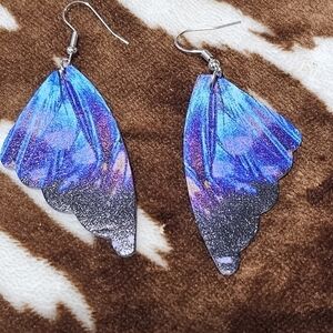 Butterfly Wing Earrings- New
